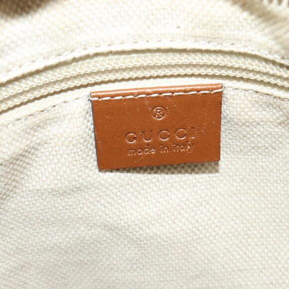 GUCCI GG Canvas Web Sherry Line Shoulder Bag Beige Red Green - Picture 15 of 16